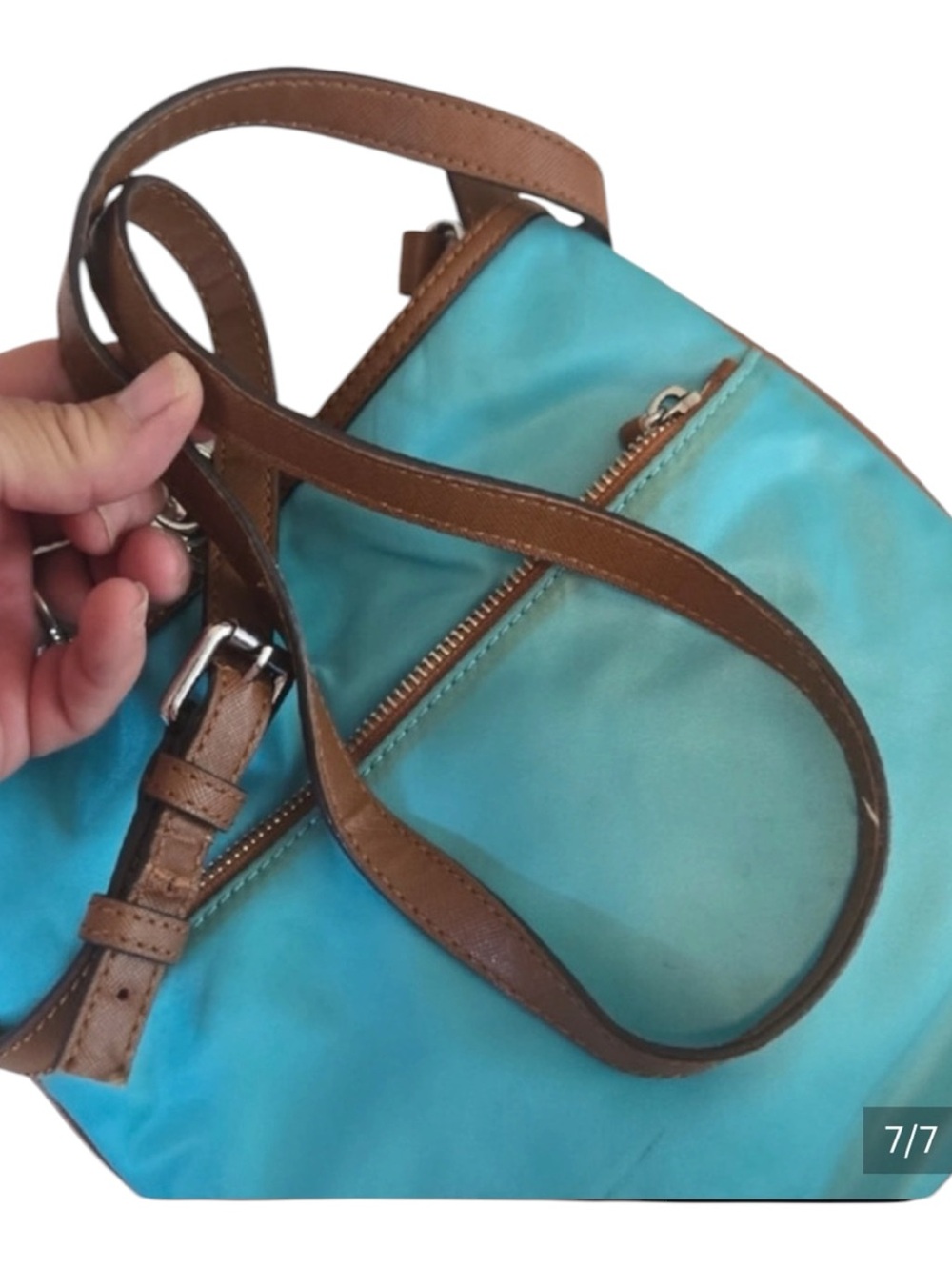 Michael Kors Kempton Crossbody Bag in Aquamarine - Picture 2 of 5
